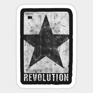 Black Star Revolution Sticker